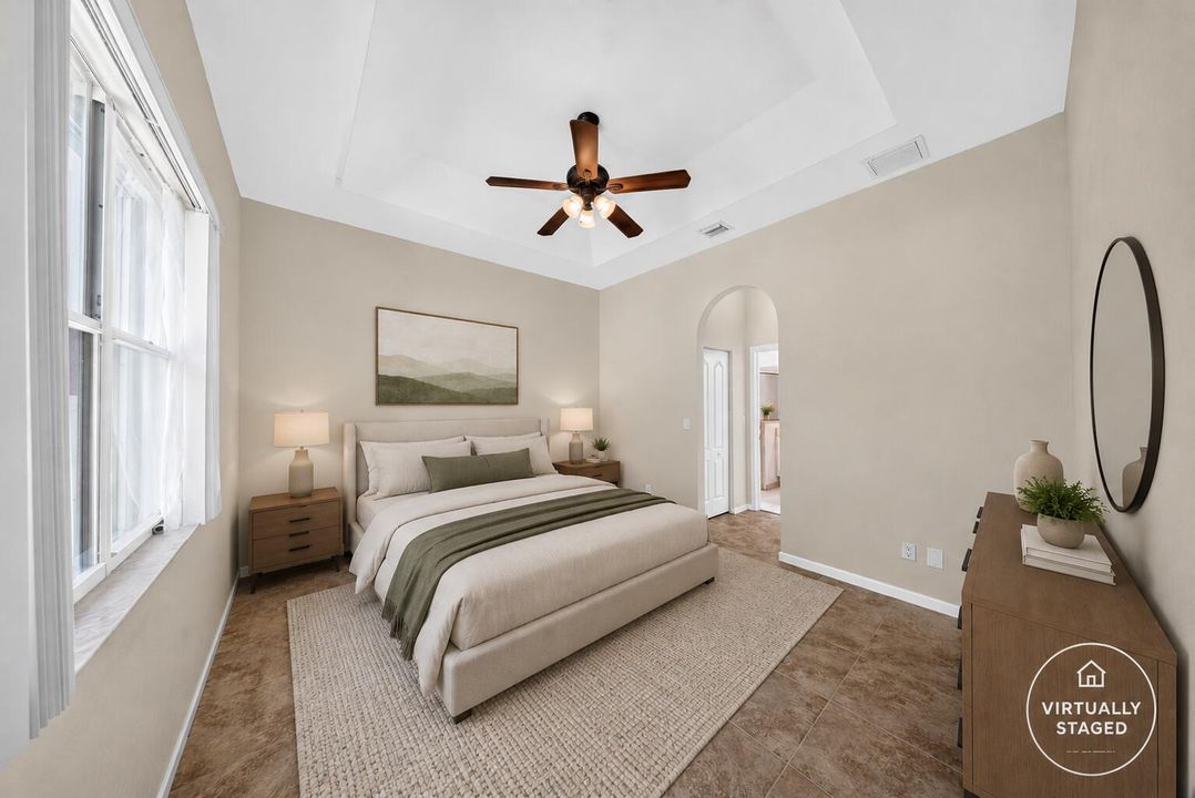 Master Bedroom-Virtually Staged