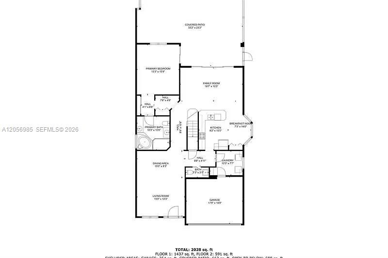 На продажу: $699,000 (4 спален, 2 ванн, 2192 Квадратных фут)