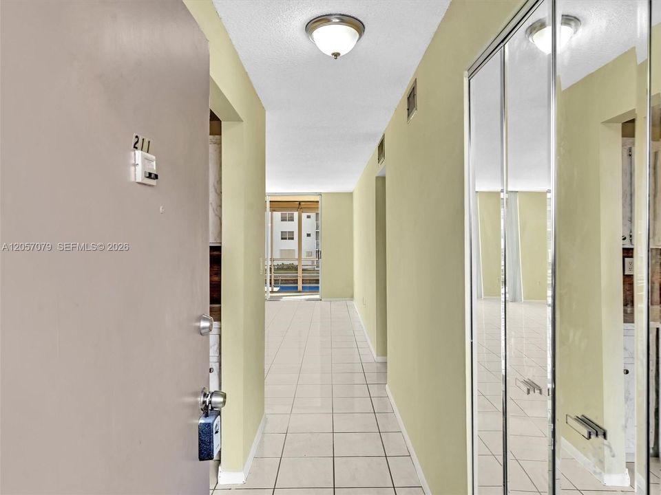 Entry hallway