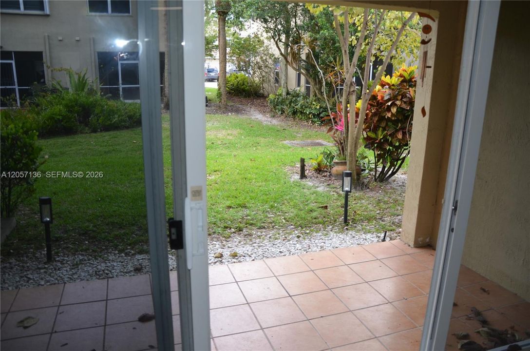 Patio / View