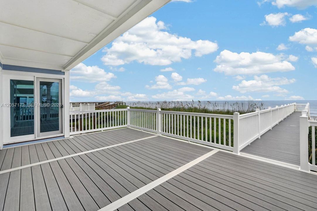 Deck and walkover
