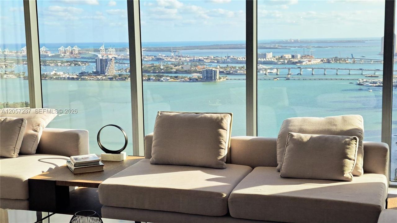 Watch the cruise ships, South Beach, Island views