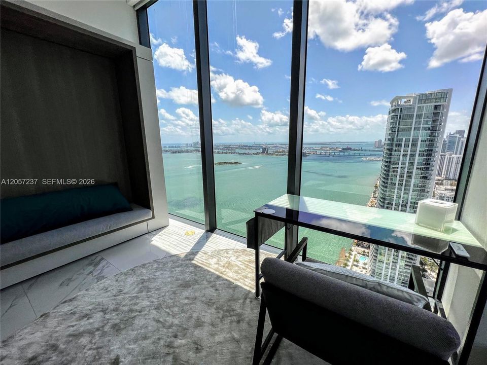 6th bedroom has Murphy bed & own balcony