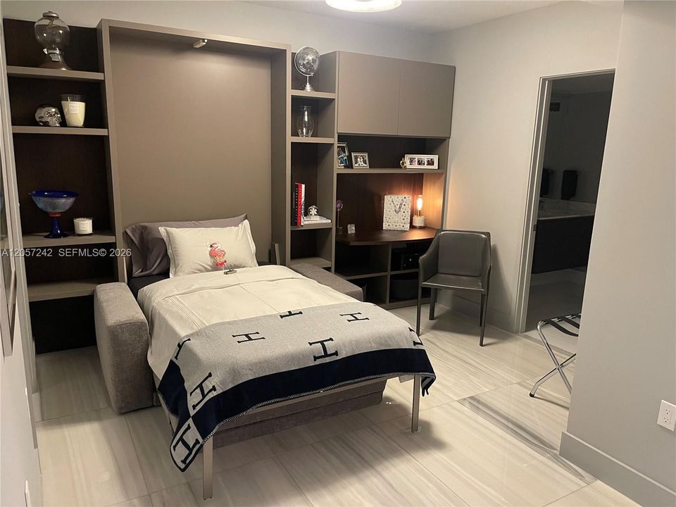 Murphy bed down