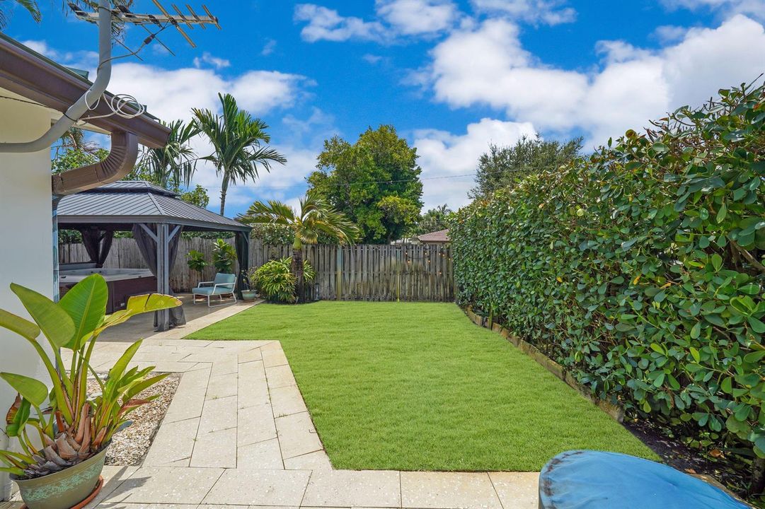 Rear yard