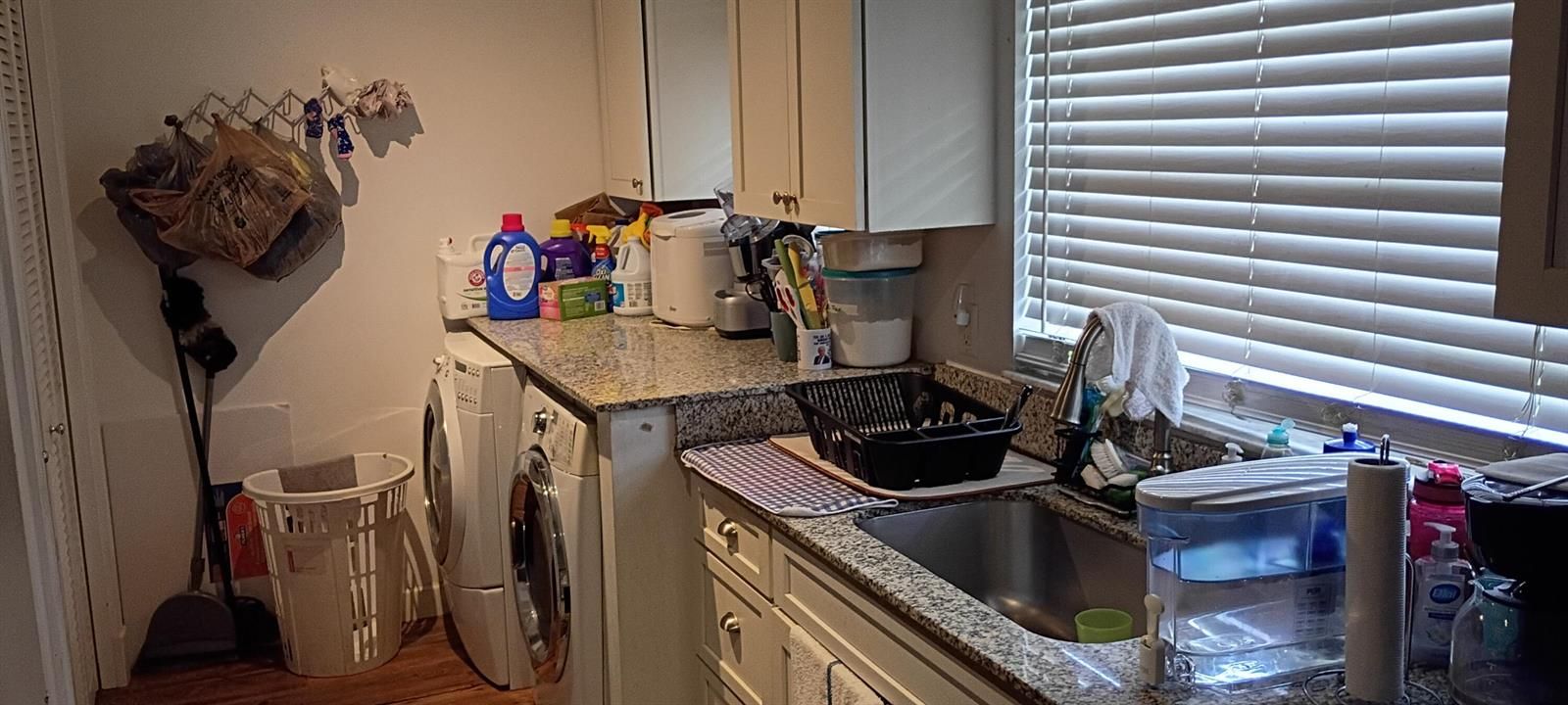 Kitchen with granite counters