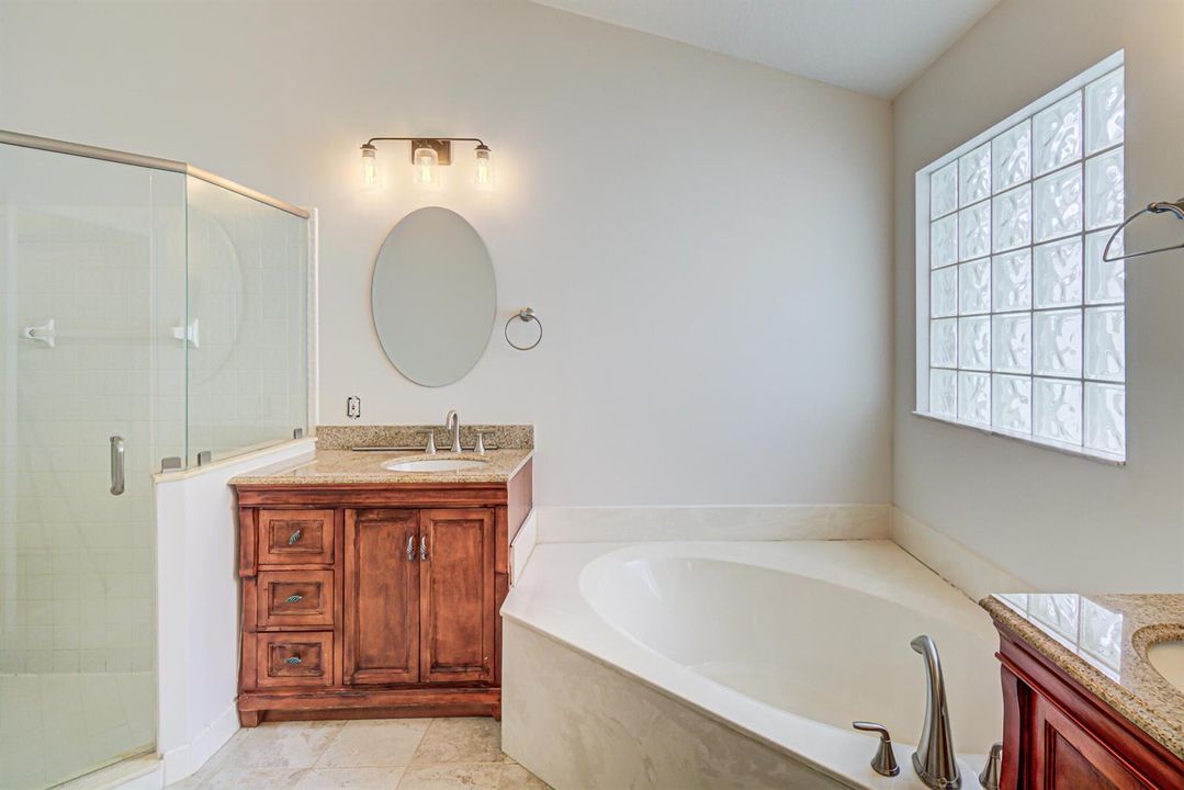 Primary Bathroom with dual sinks