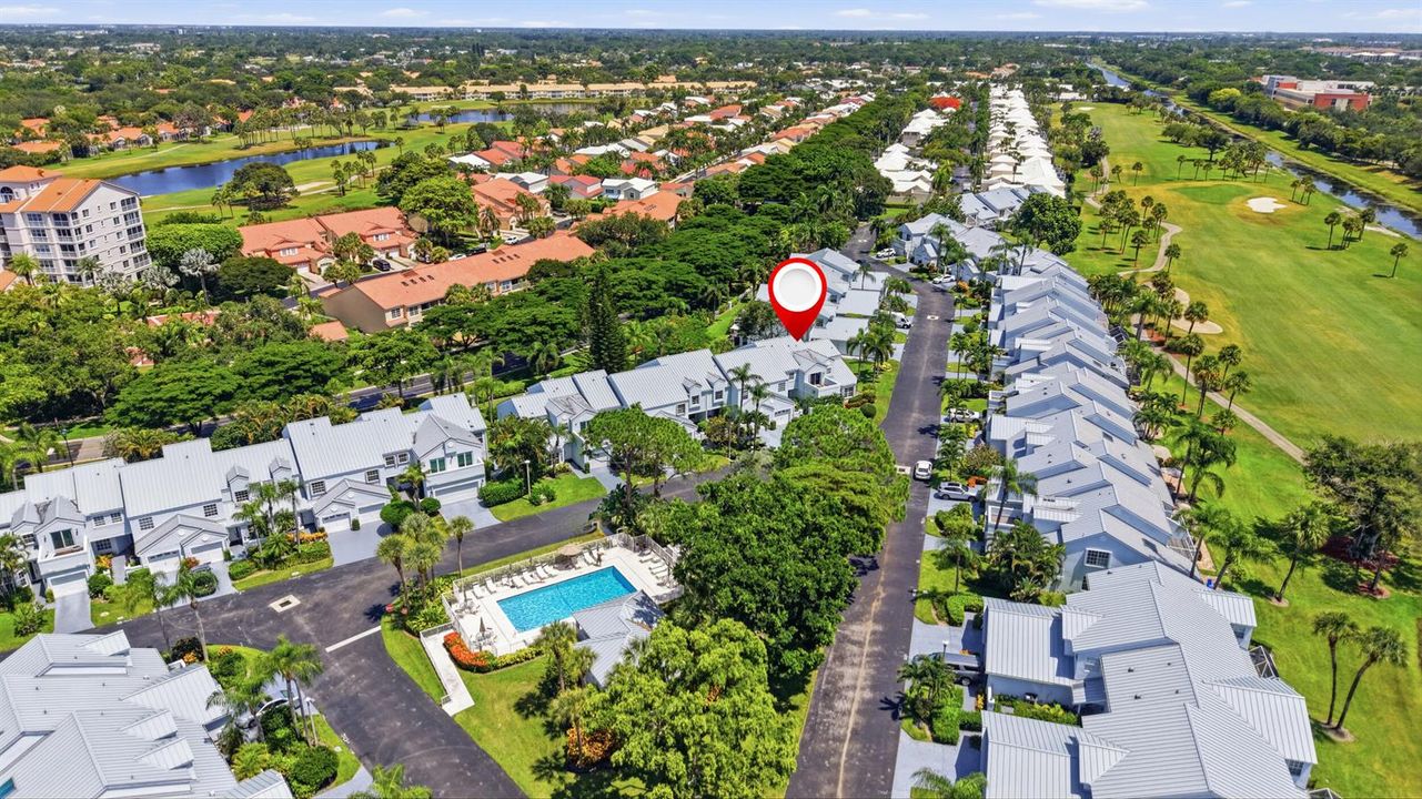Aerial 3 Pool & Property