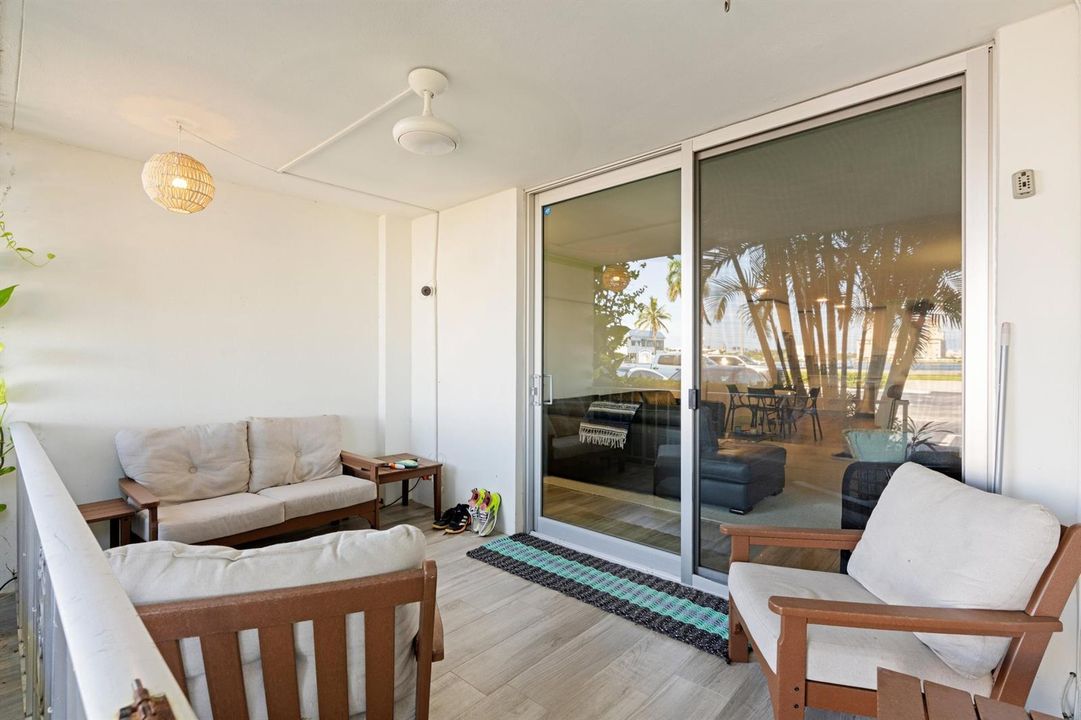 Covered patio