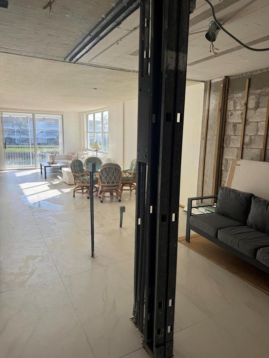 Kitchen and Living room