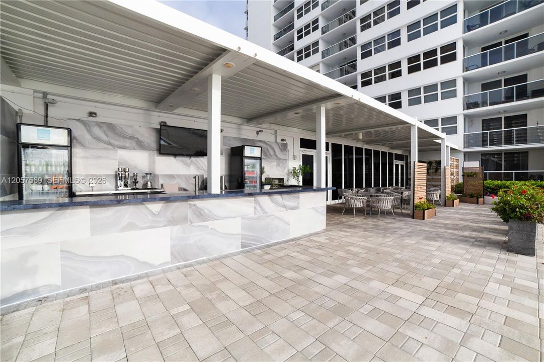 Bar and Restaurant on Pool Deck