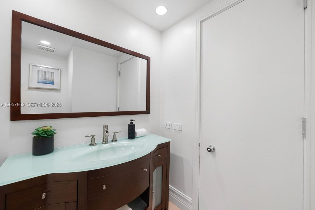 half-bathroom on main level