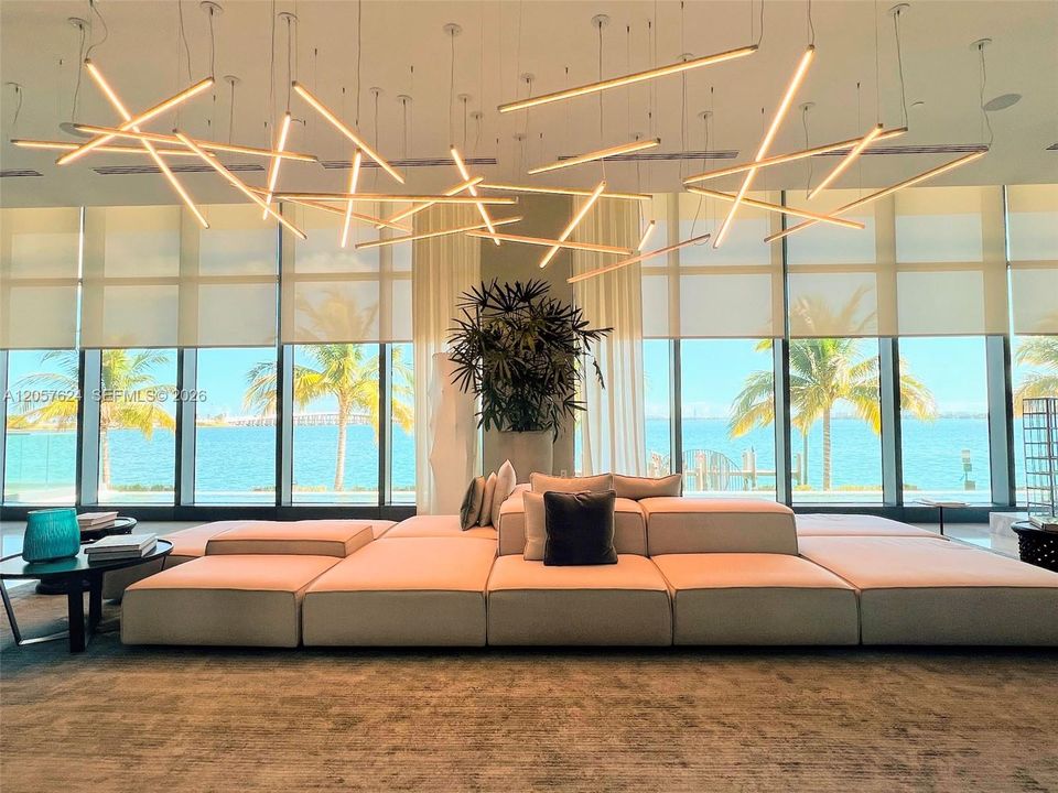 Grand lobby facing the Bay