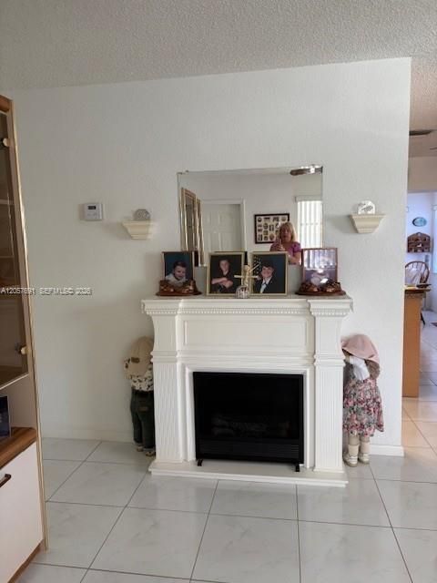 Cozy electric fireplace