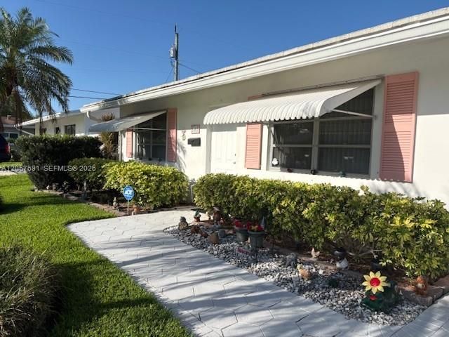 Front walkway