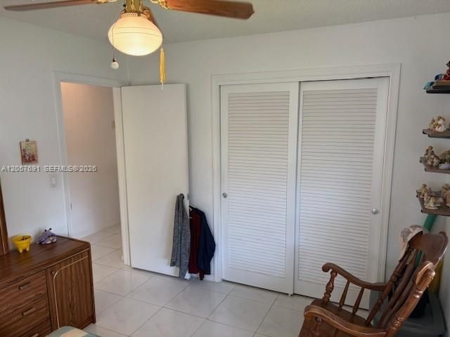 Lots of closet space in second bedroom