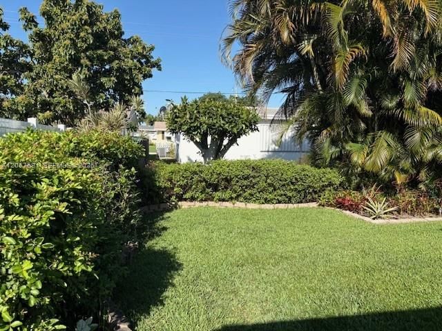 Well maintained spacious yard