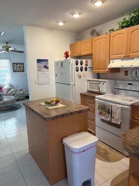 Open kitchen area