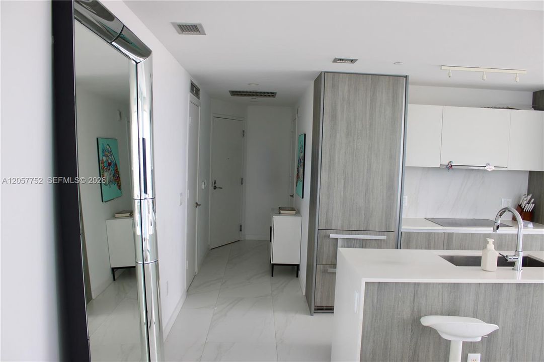 Entrance and Kitchen