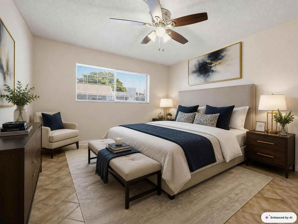 Guest Bedroom Staged