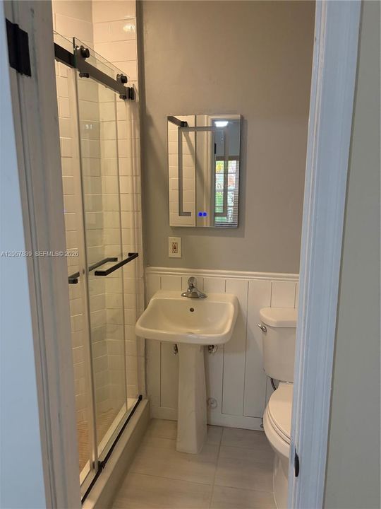 hallway bathroom
