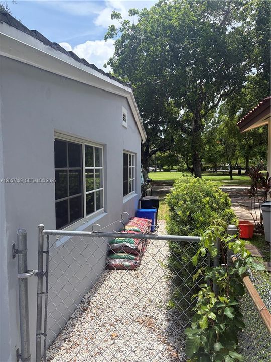 side walkway