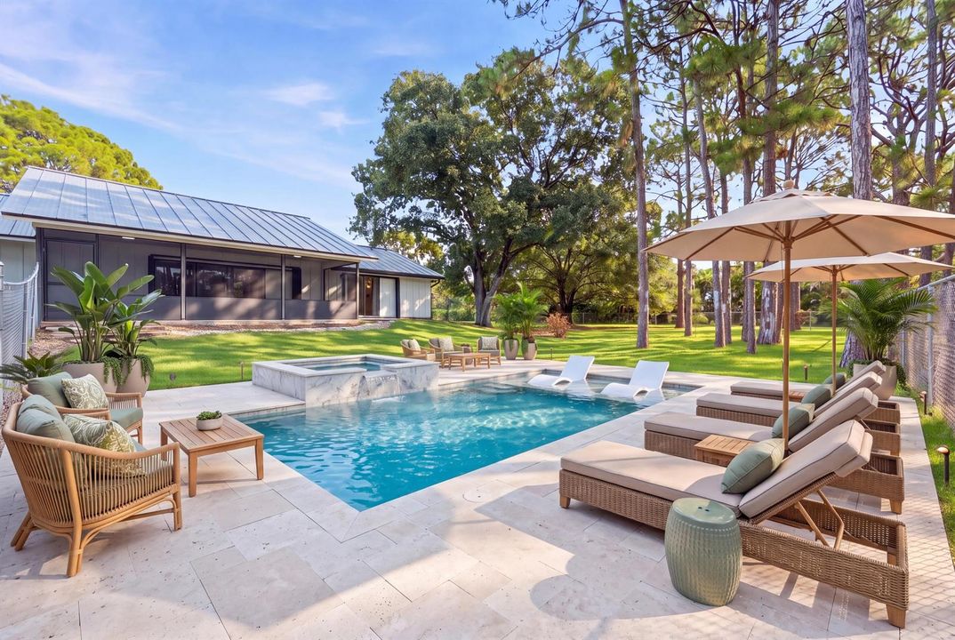 VIRTUAL STAGED BACKYARD