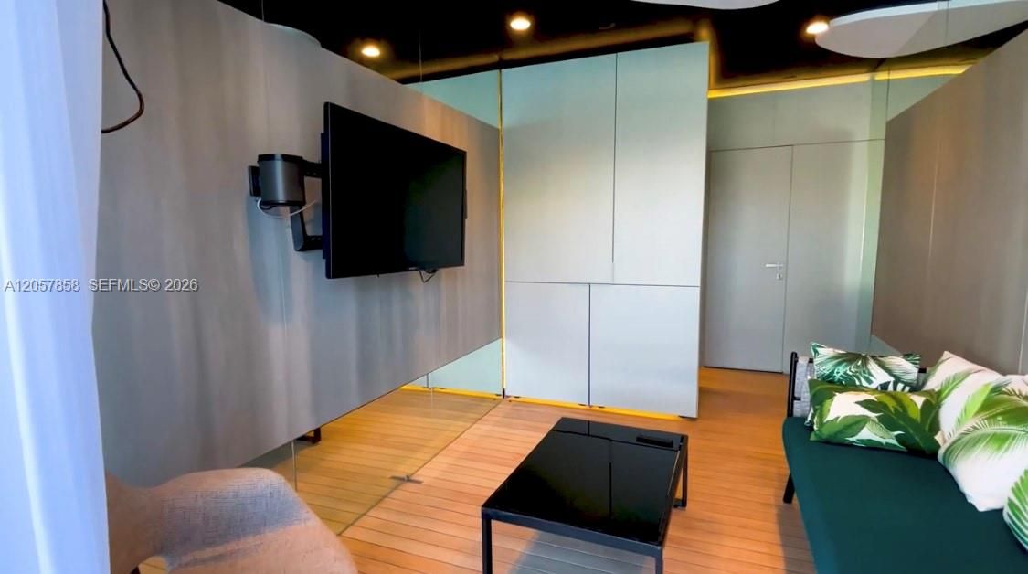 Cabana lounge area