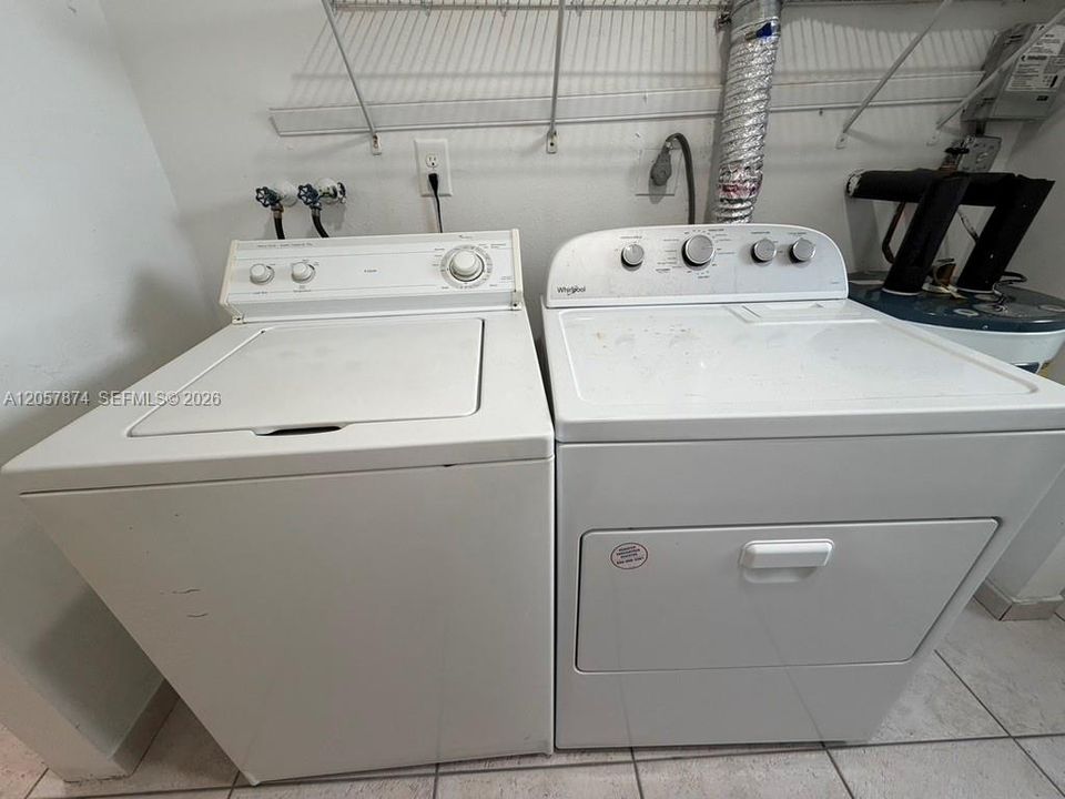 Full size wash and dryer