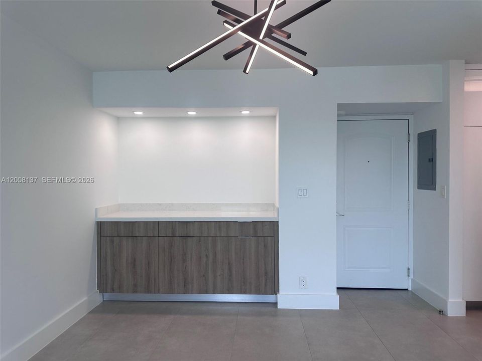 Bar area