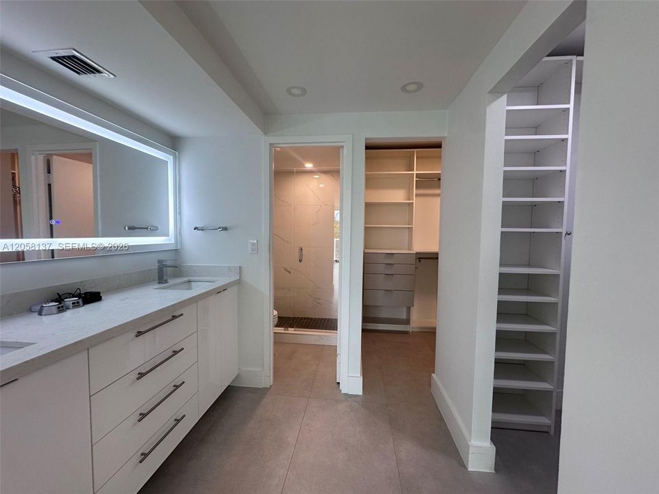 Primary bath / two walk-in-closets