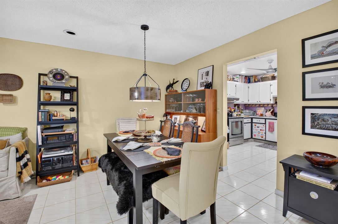 DINING OPEN TO KITCHEN