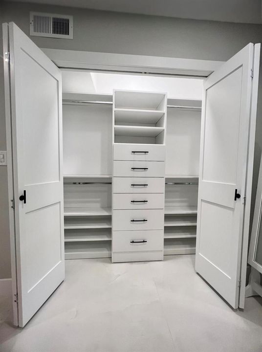 Master closet