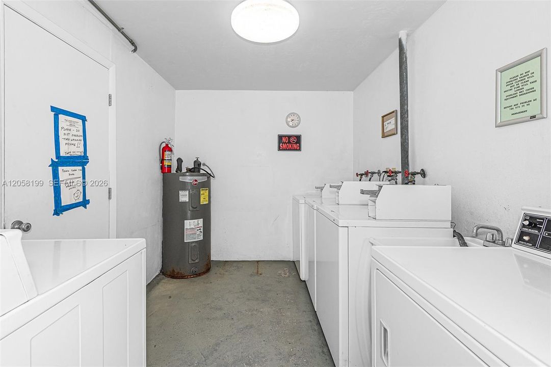 Laundry access 24 hours on the 1st floor