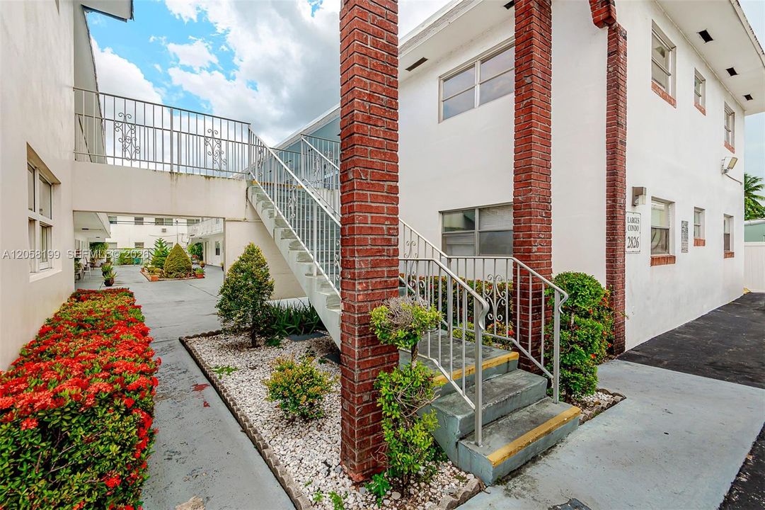 Stairs that lead you to the 2nd floor. No elevator