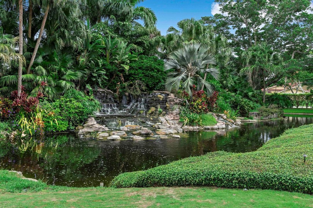 Deer Creek Country Club water fall