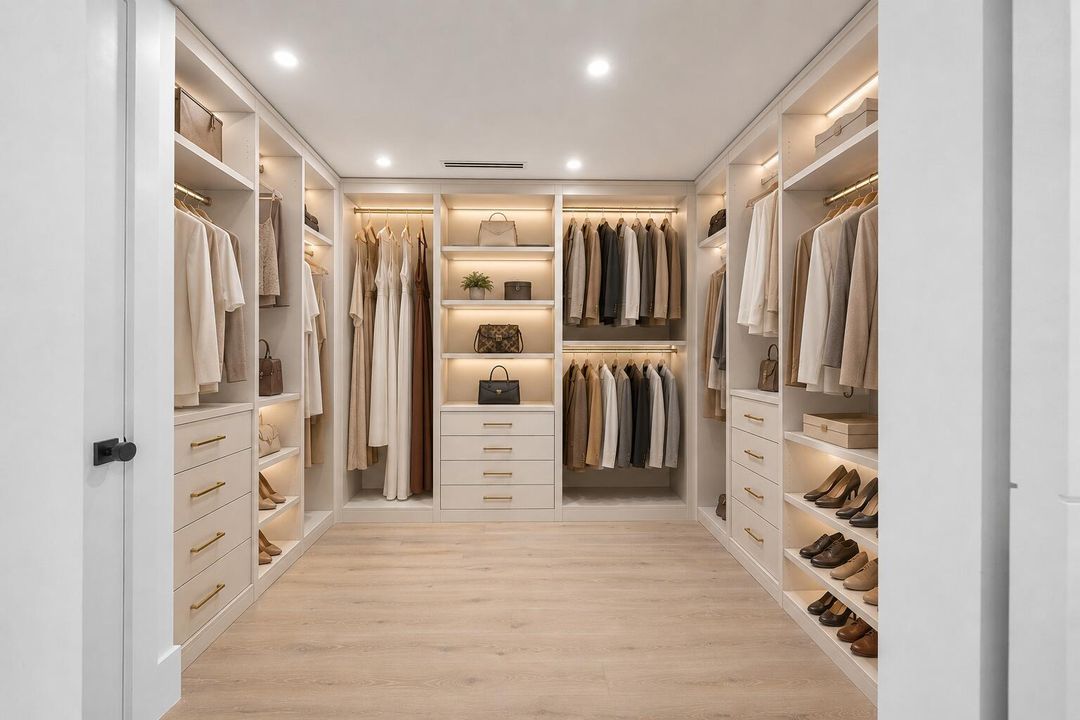 Primary Closet Built Out