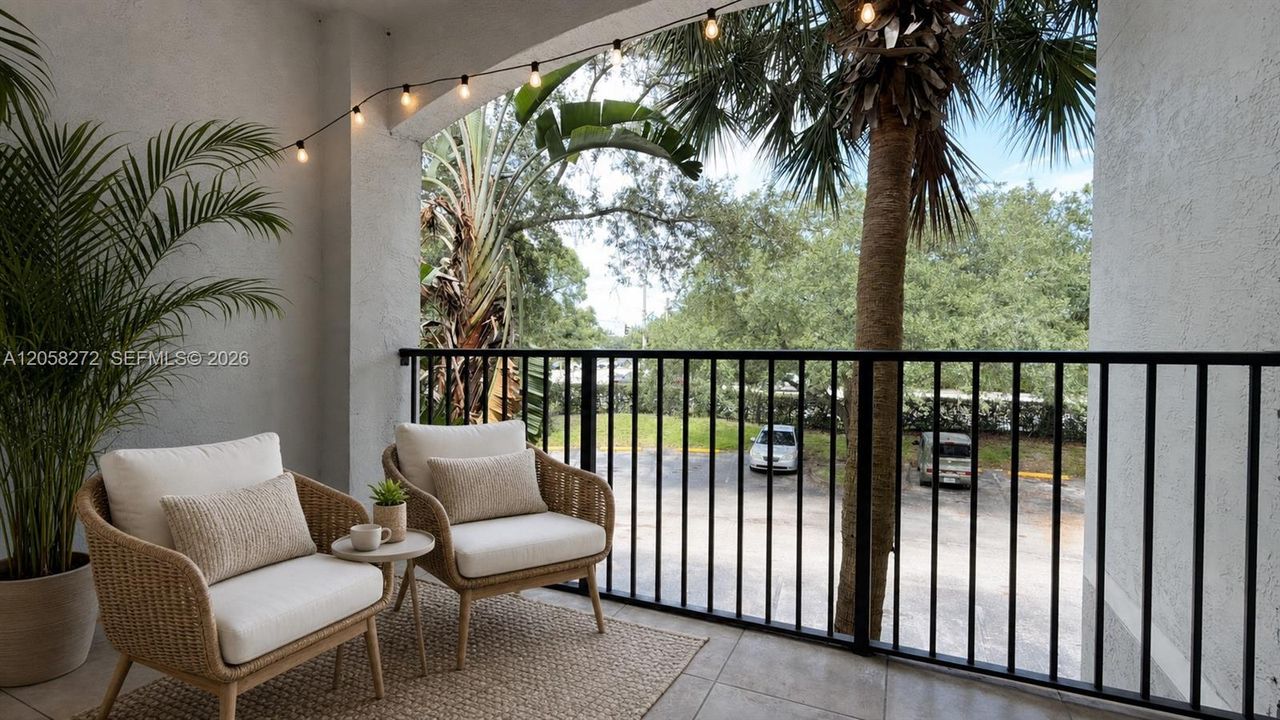 Virtually staged — furniture not included