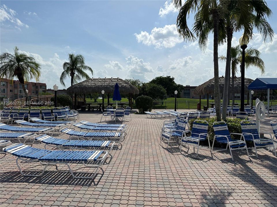 Sitting Area around the pool