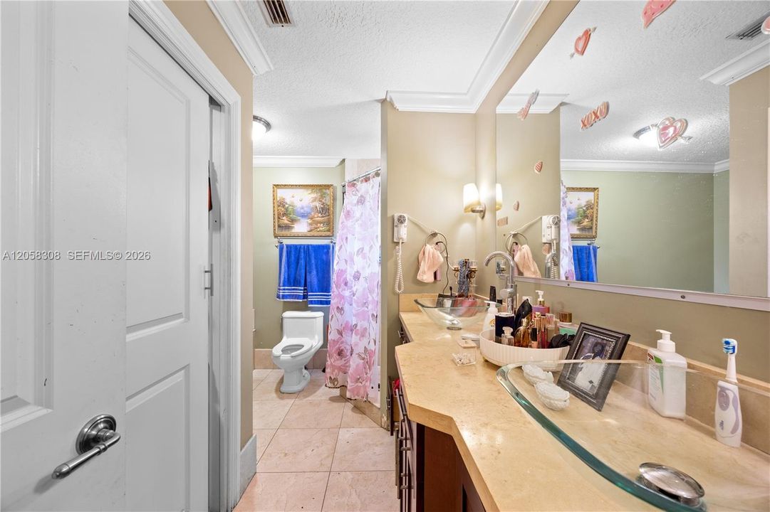 Master bathroom.