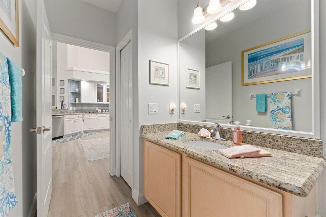 GUEST BATHROOM OFF KITCHEN