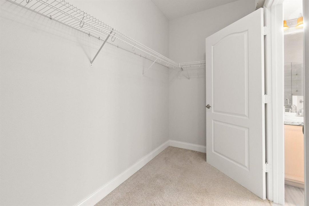 LARGE WALK-IN CLOSET
