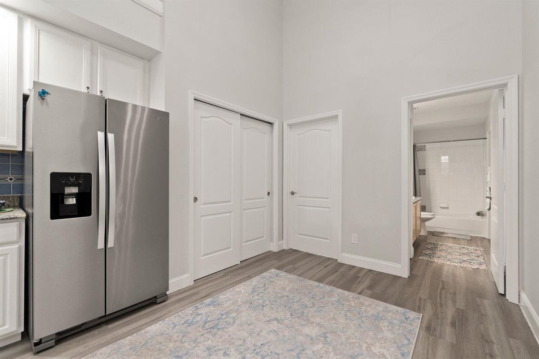 LARGE PANTRY WITH SLIDING DOORS
