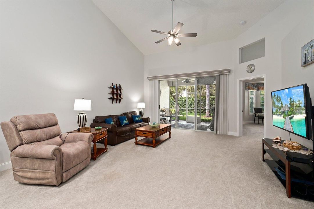 GREAT ROOM LOOKINT INTO PORCH