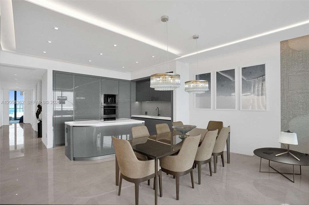 DINING AREA, KITCHEN