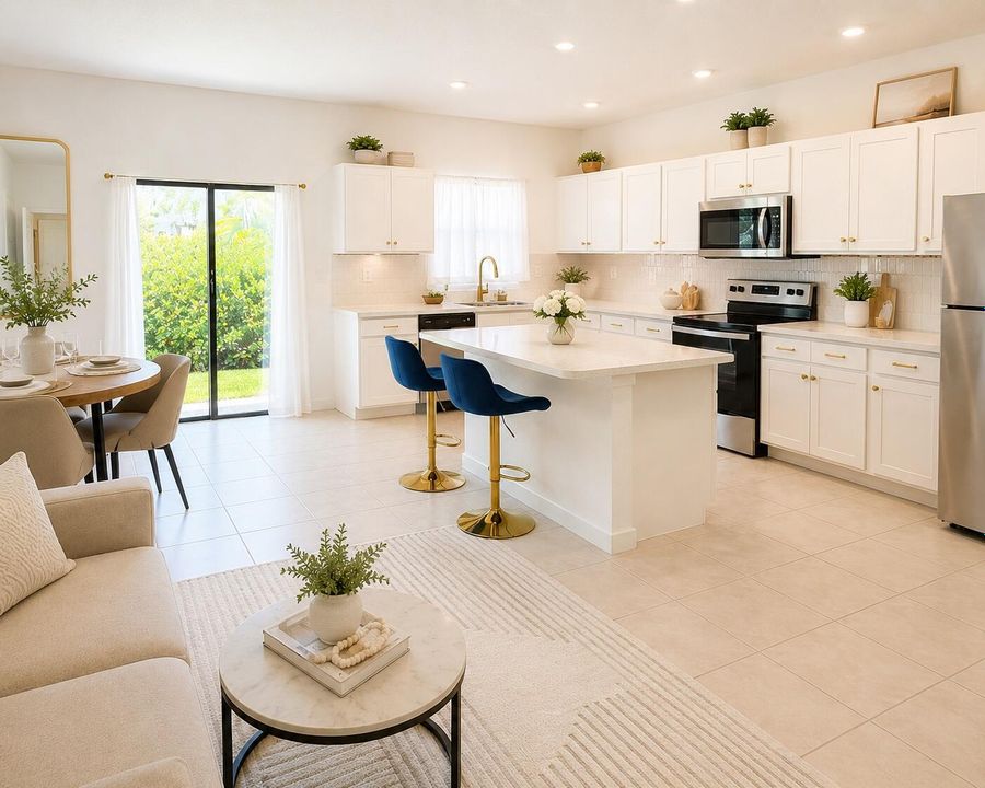 LIVING ROOM STAGED