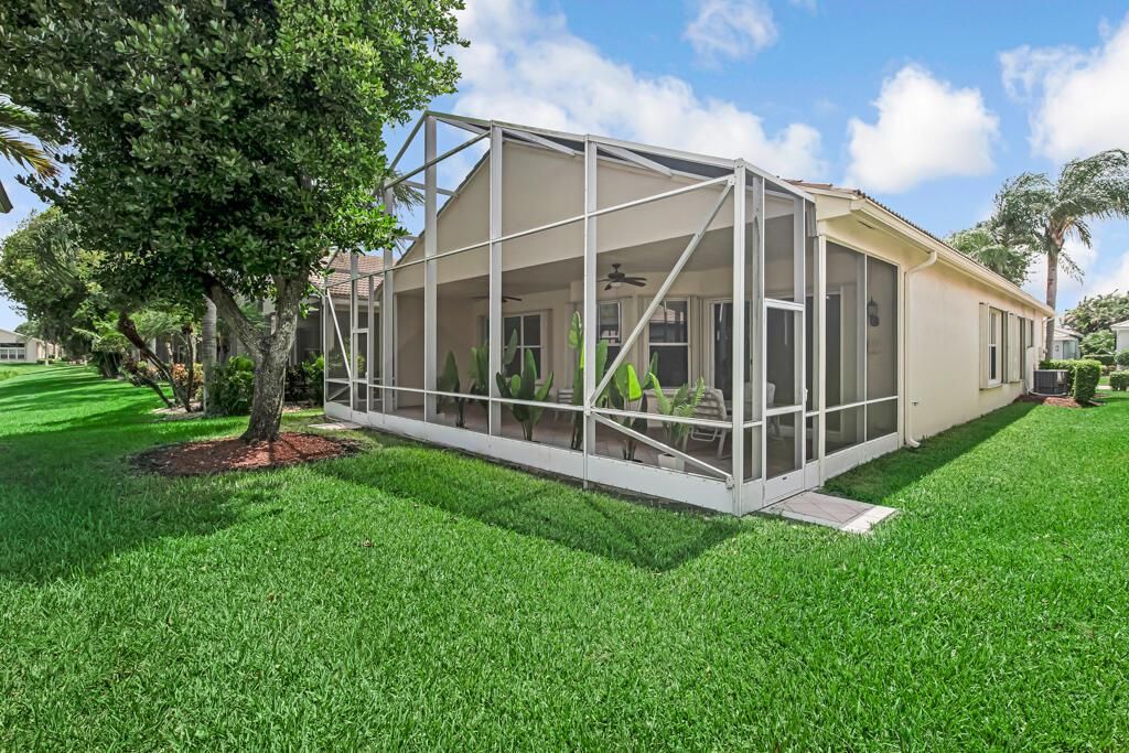 large screened lanai