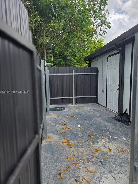 Fenced-in Back Yard