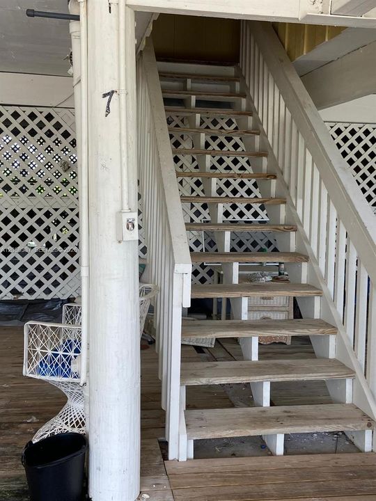 Stairs to A-7