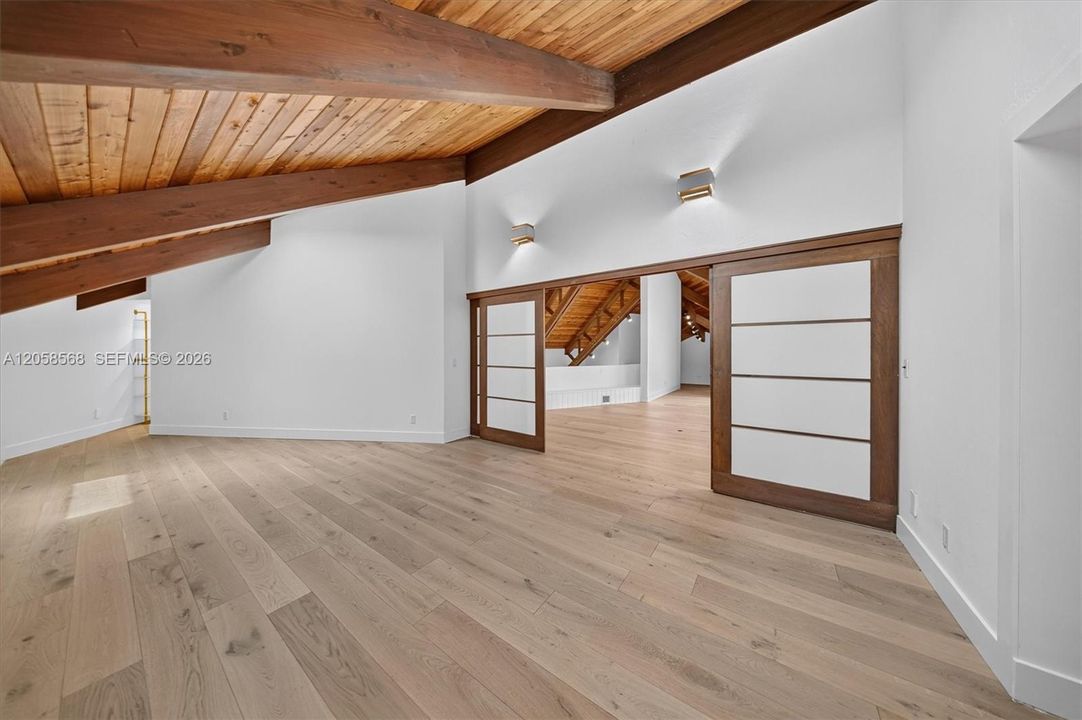 One of the closets in master bedroom